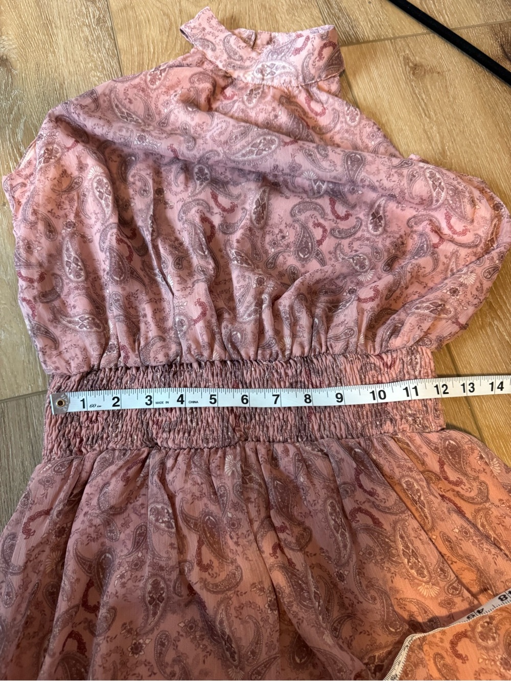 Sweet Lemon Paisley Halter Boho Dress Size Small - Picture 6 of 9